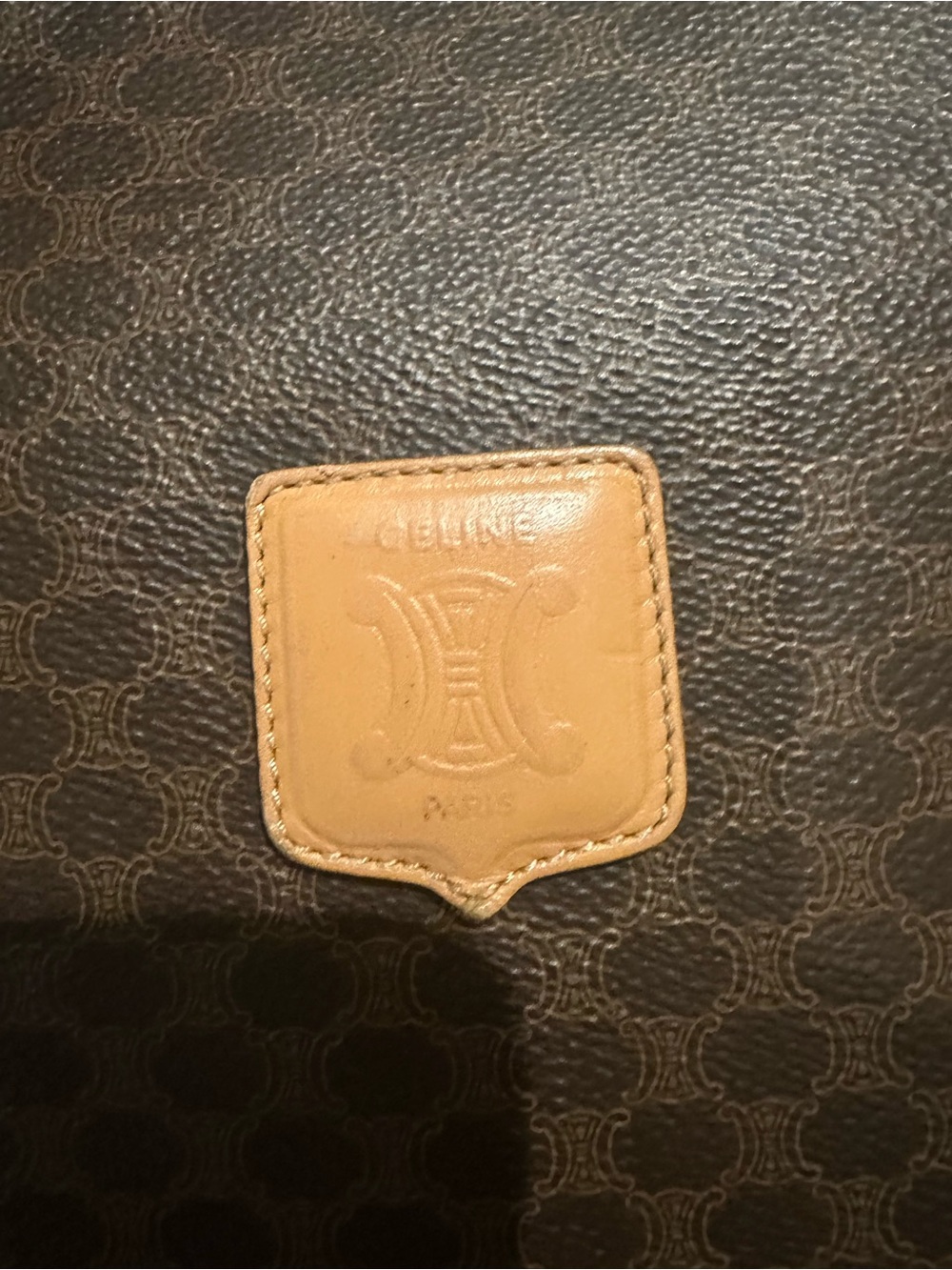 Celine Brown and Tan Shoulder Bag - Picture 3 of 12